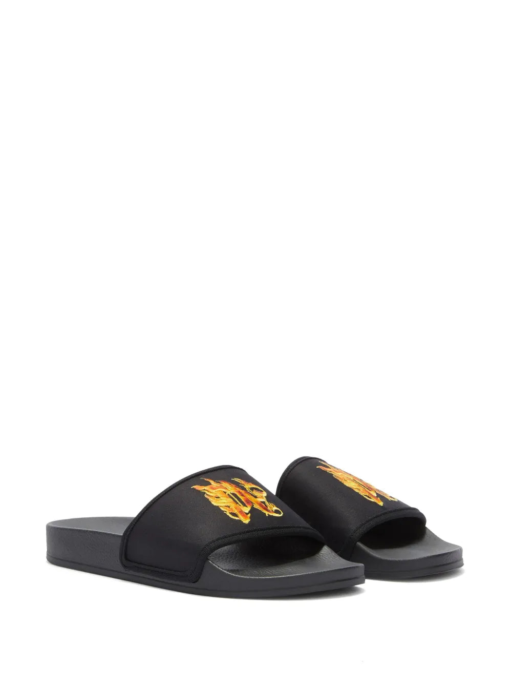 Palm Angels monogram-embossed pool slides