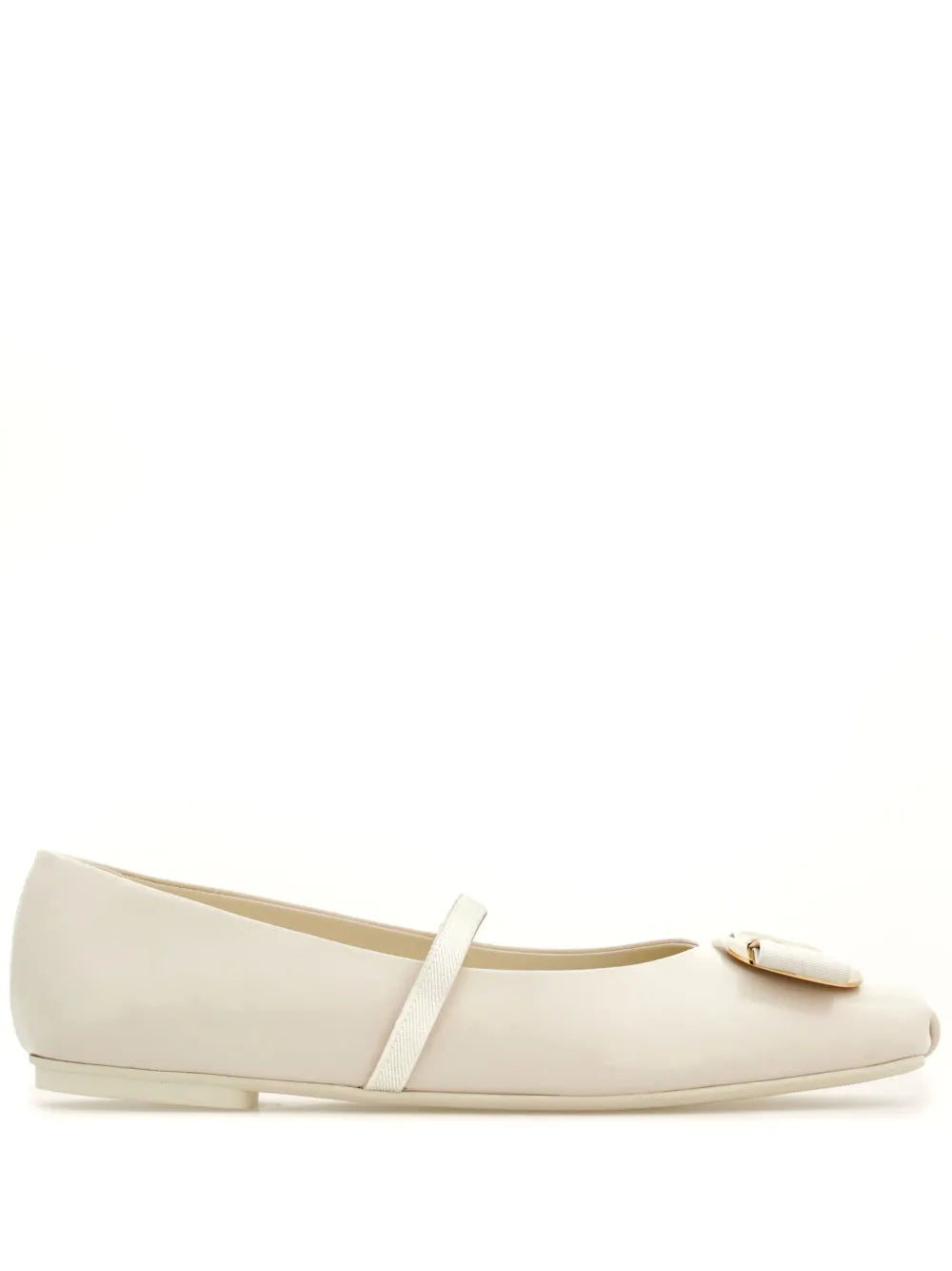 Ferragamo New Vara-bow lambskin ballerina shoes