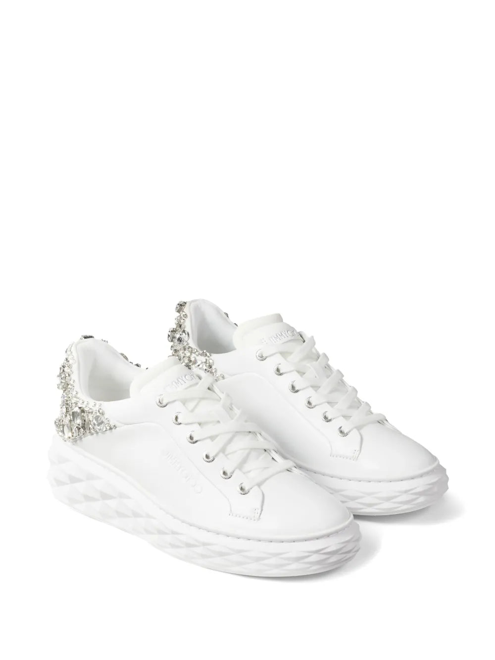 Jimmy Choo Diamond Maxi crystal-embellished sneakers