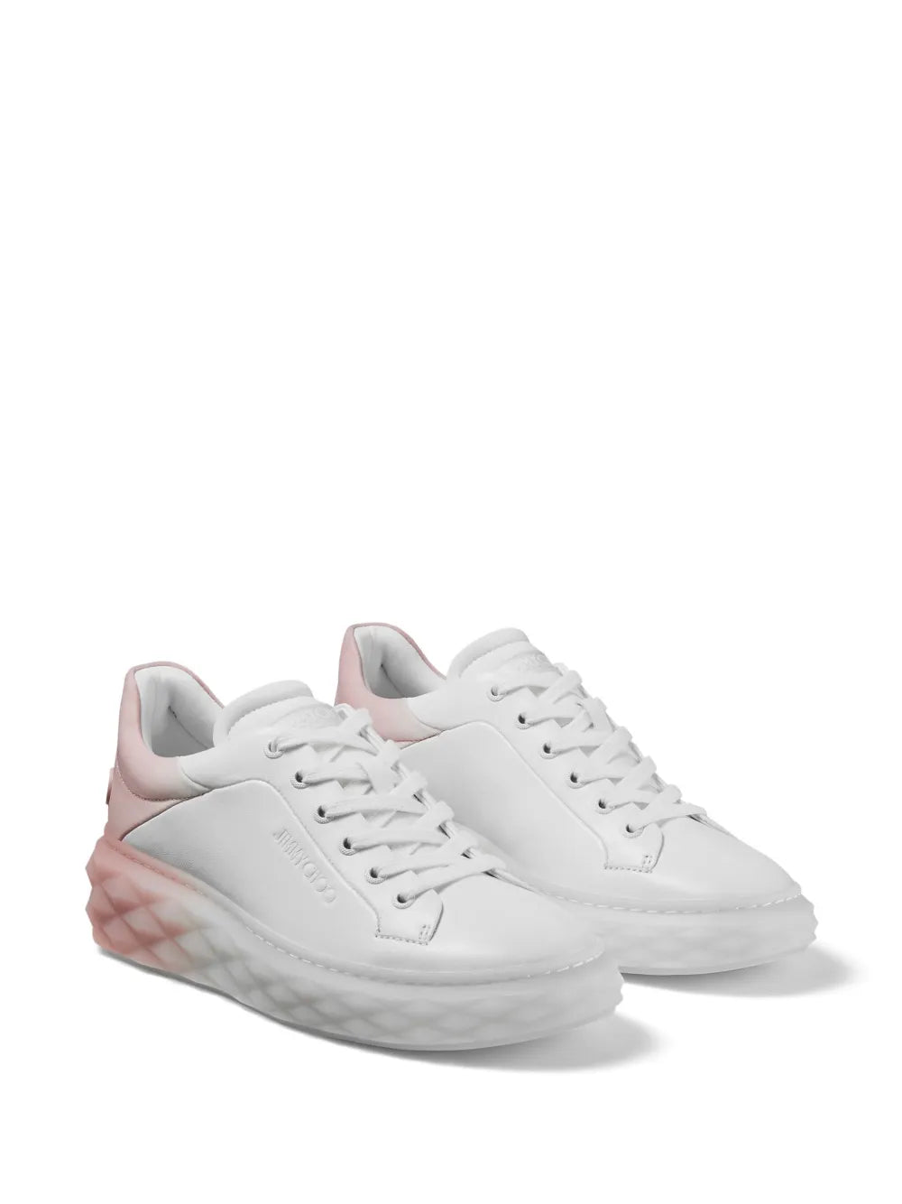 Jimmy Choo Diamond Maxi leather sneakers