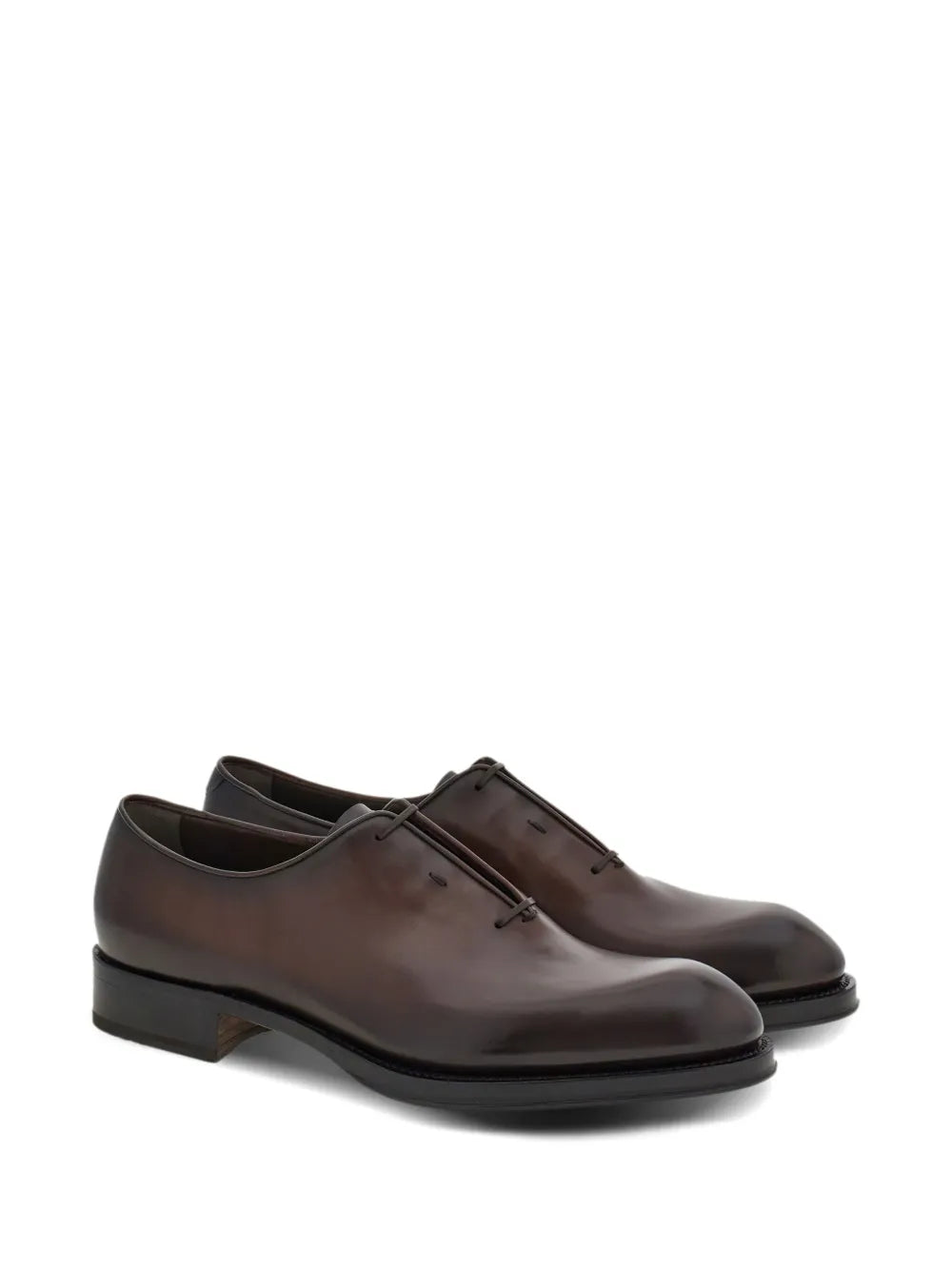 Ferragamo almond-toe leather oxford shoes
