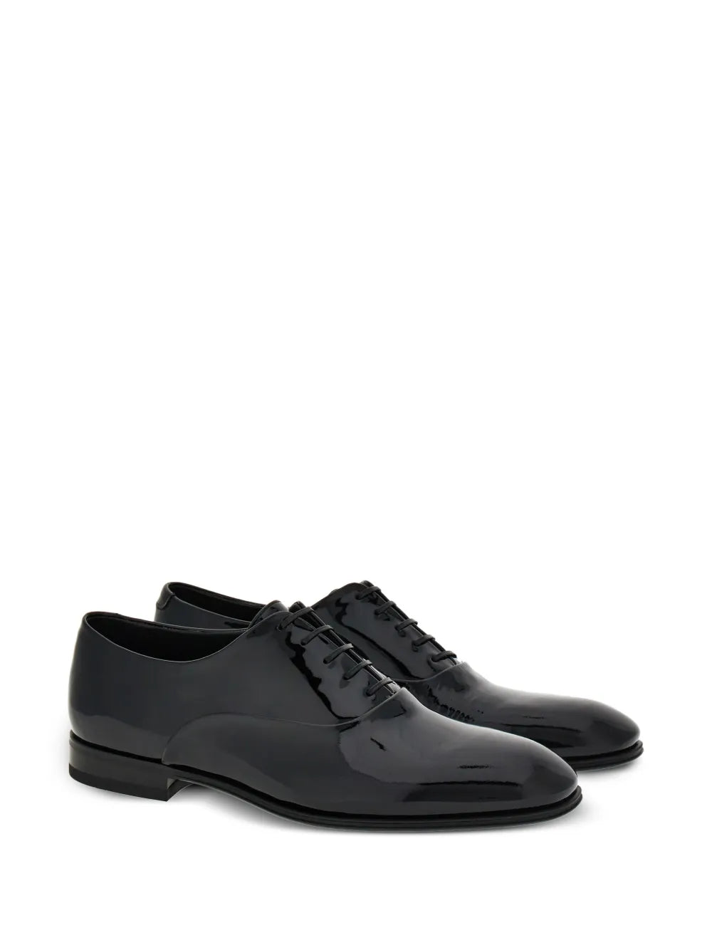 Ferragamo patent-finish Oxford shoes
