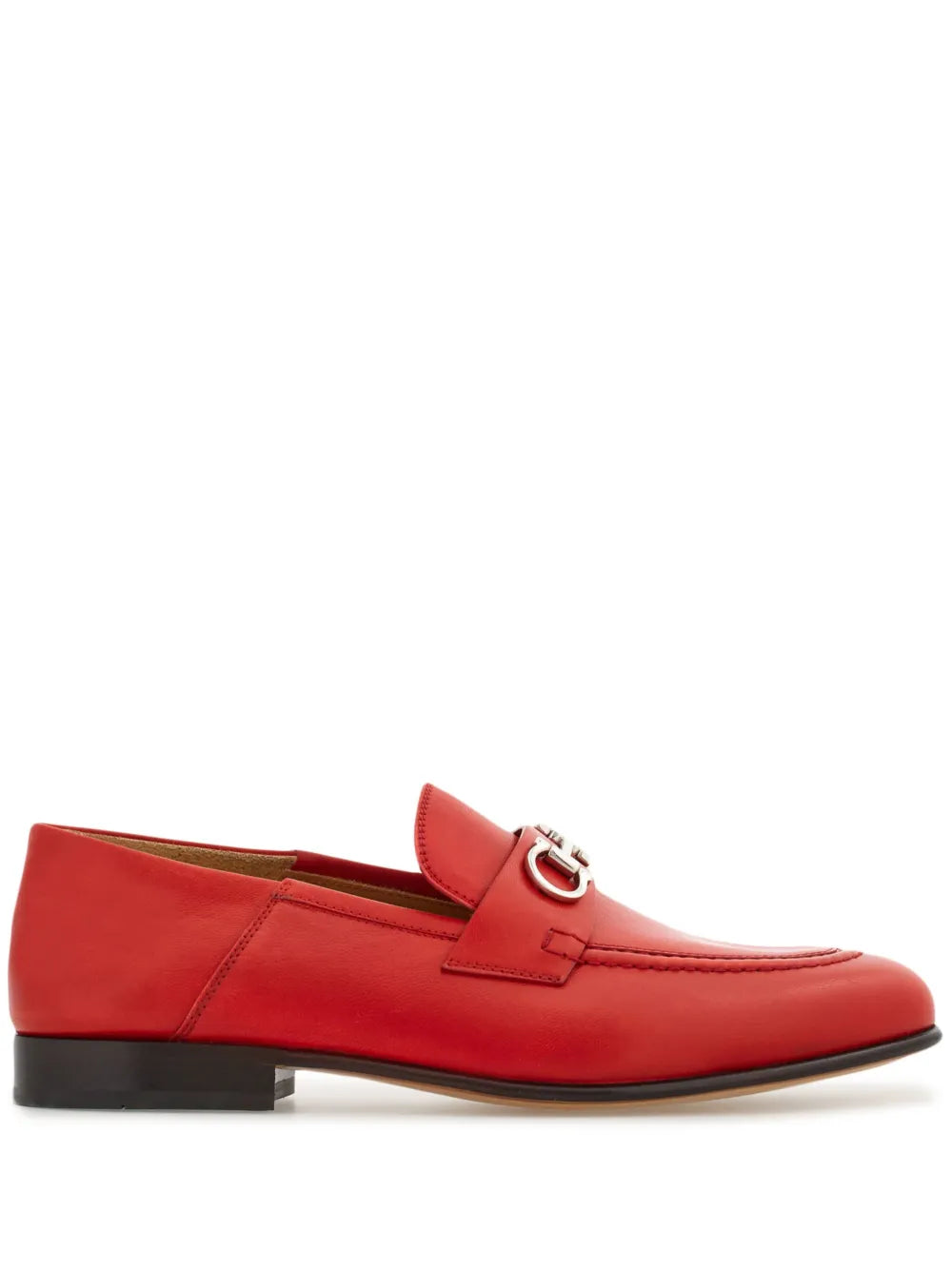 Ferragamo Gancini-buckle leather loafers