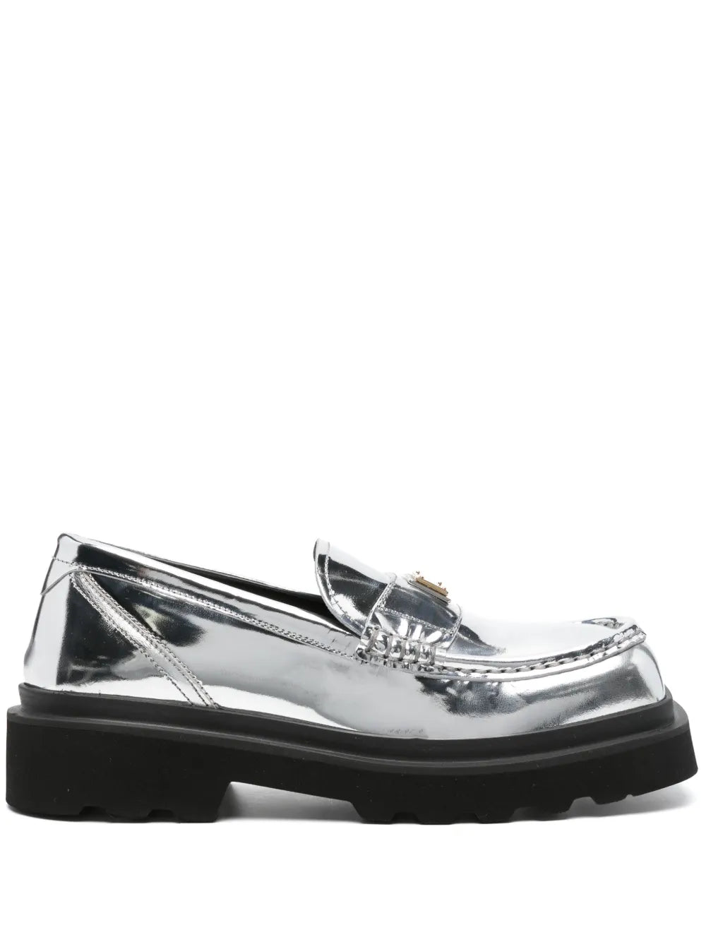 Dolce & Gabbana logo-plaque leather brogues