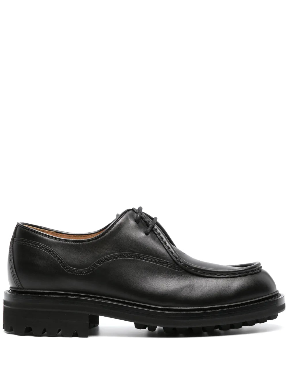 Church's lace-up leather boat shoes