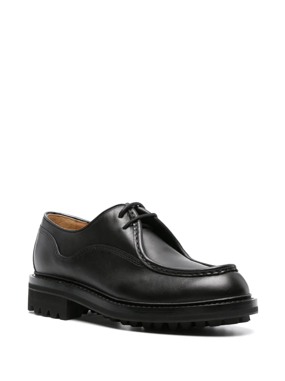 Church's lace-up leather boat shoes