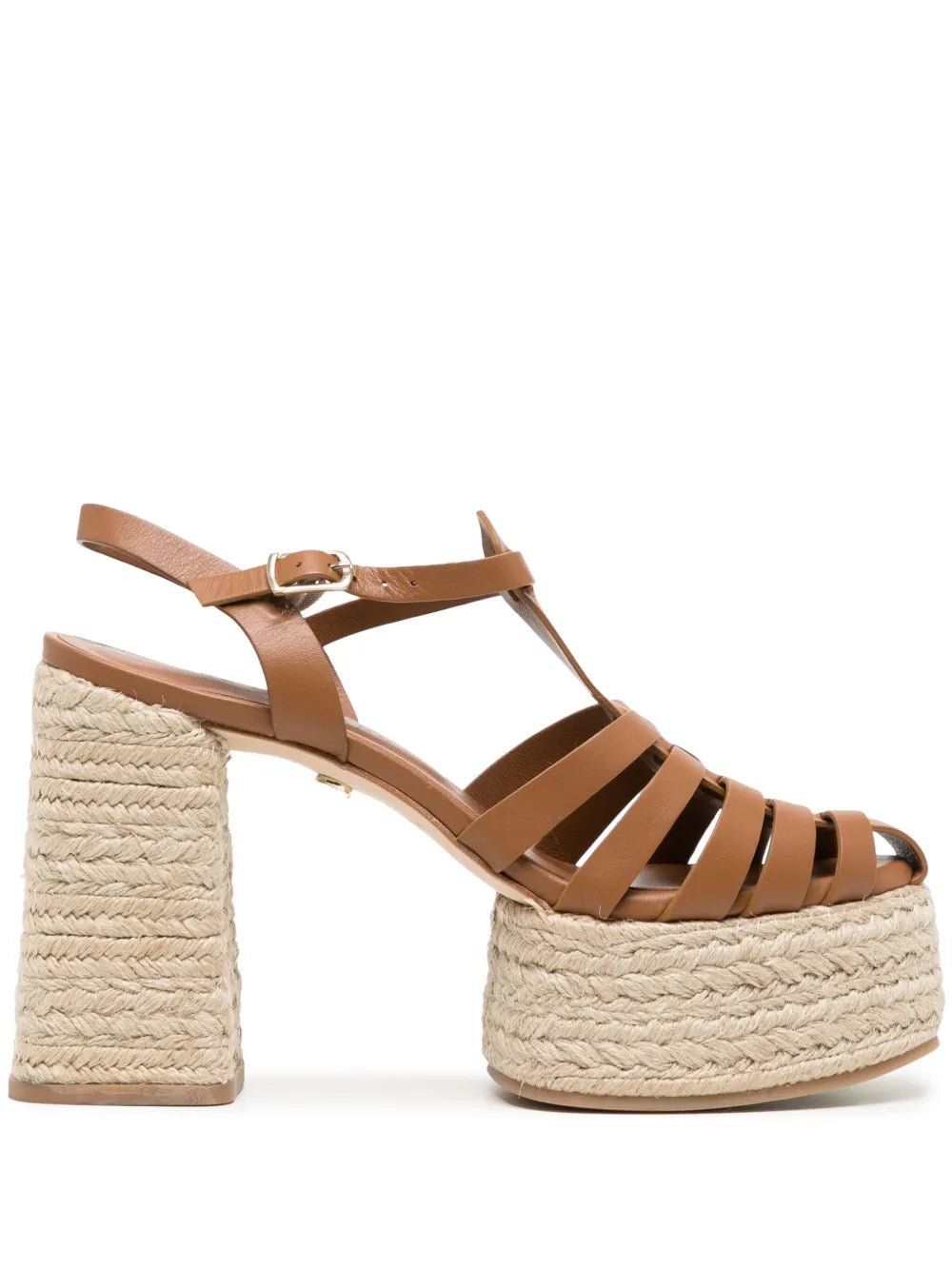 Dee Ocleppo Tulum 120mm leather espadrilles