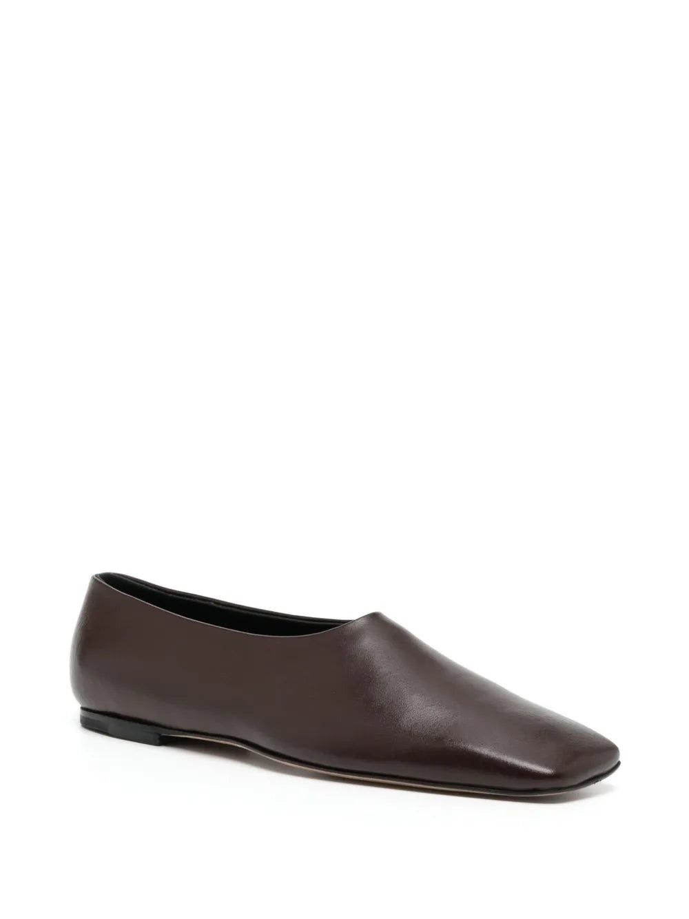NEOUS Atlas square-toe leather pumps