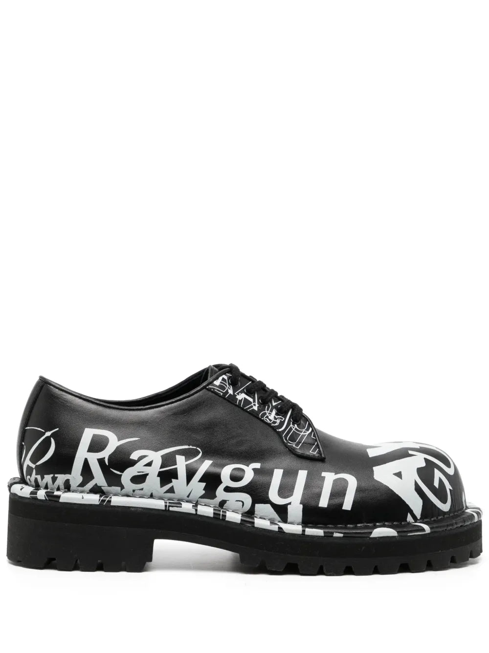 Takahiromiyashita The Soloist x KIDS LOVE GAITE leather Derby shoes