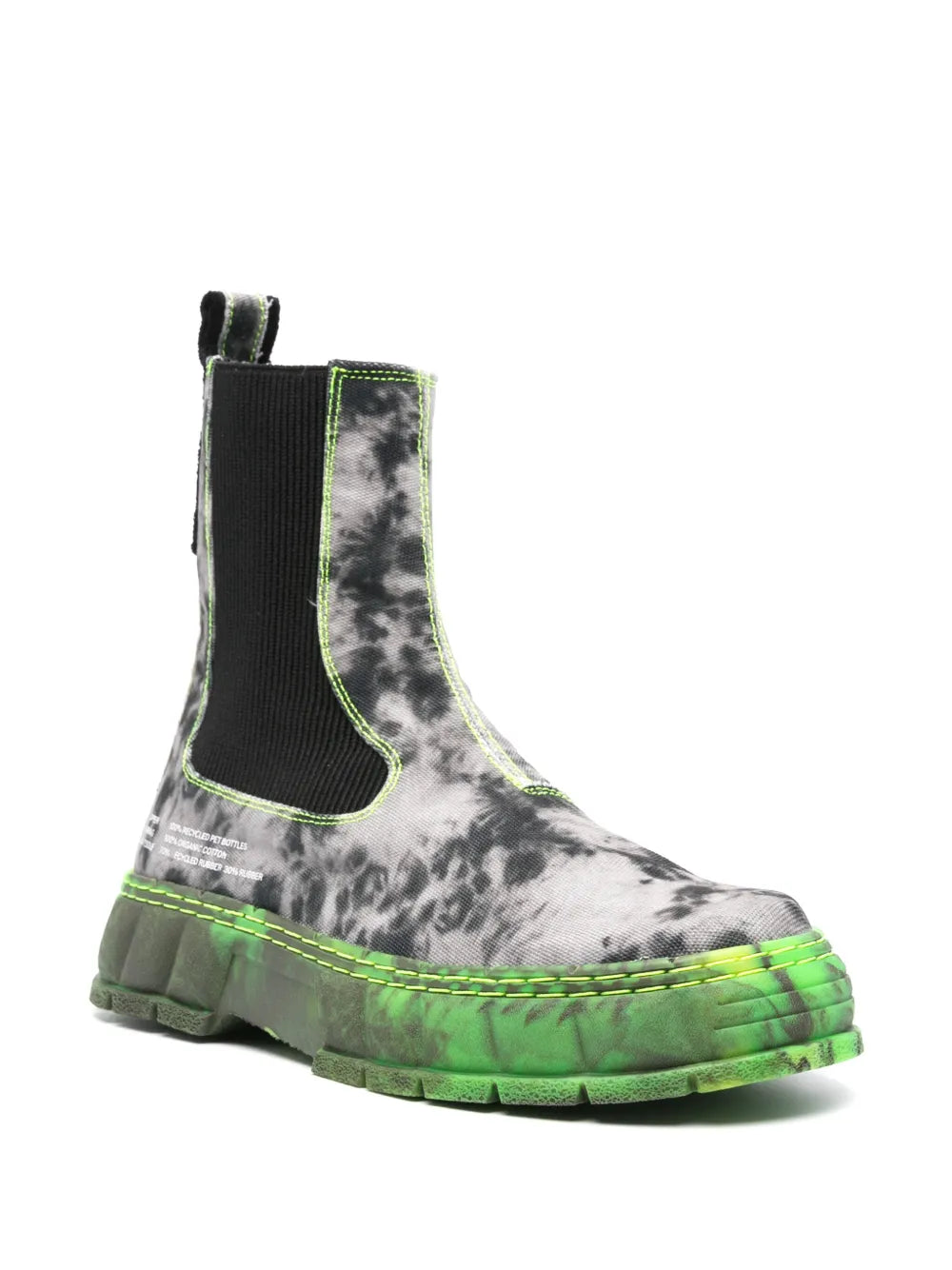 Virón 1997 abstract-pattern ankle boots