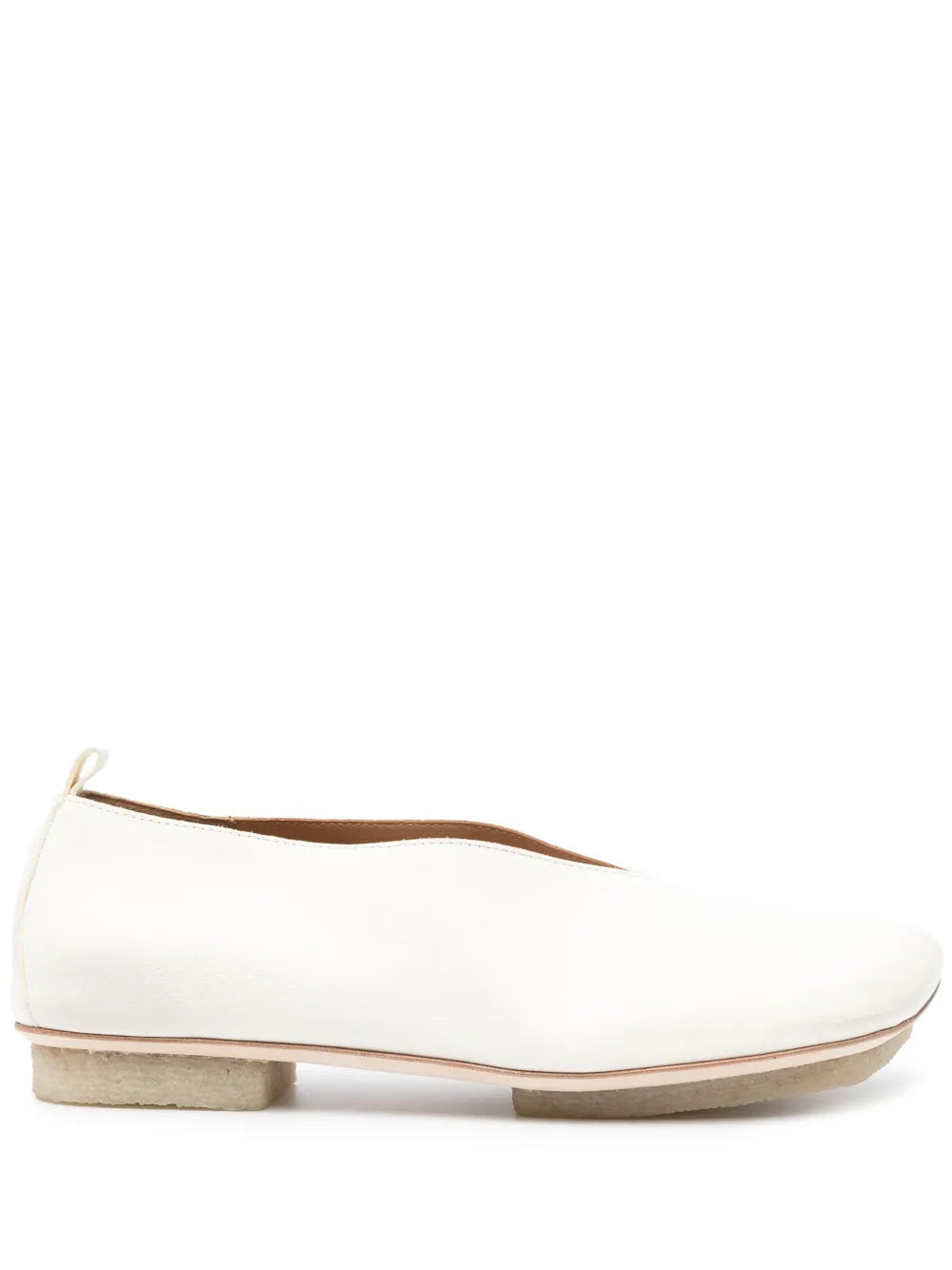 Uma Wang leather ballerina shoes