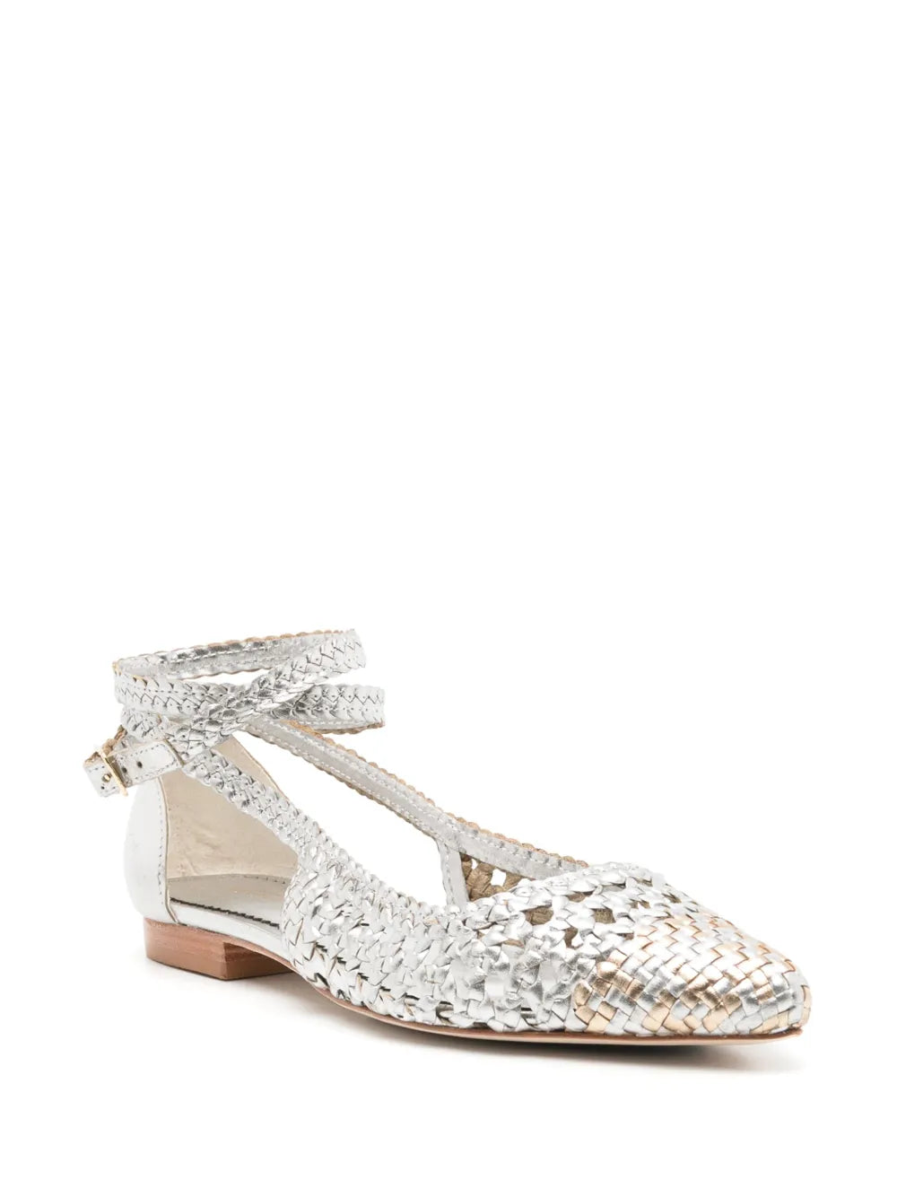 Sarah Chofakian Bistrot leather ballerina shoes