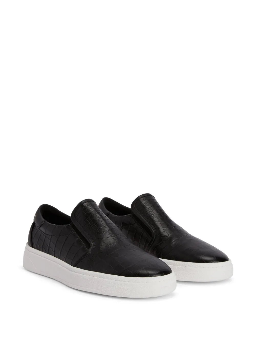 Giuseppe Zanotti Gz94 crocodile-embossed leather sneakers