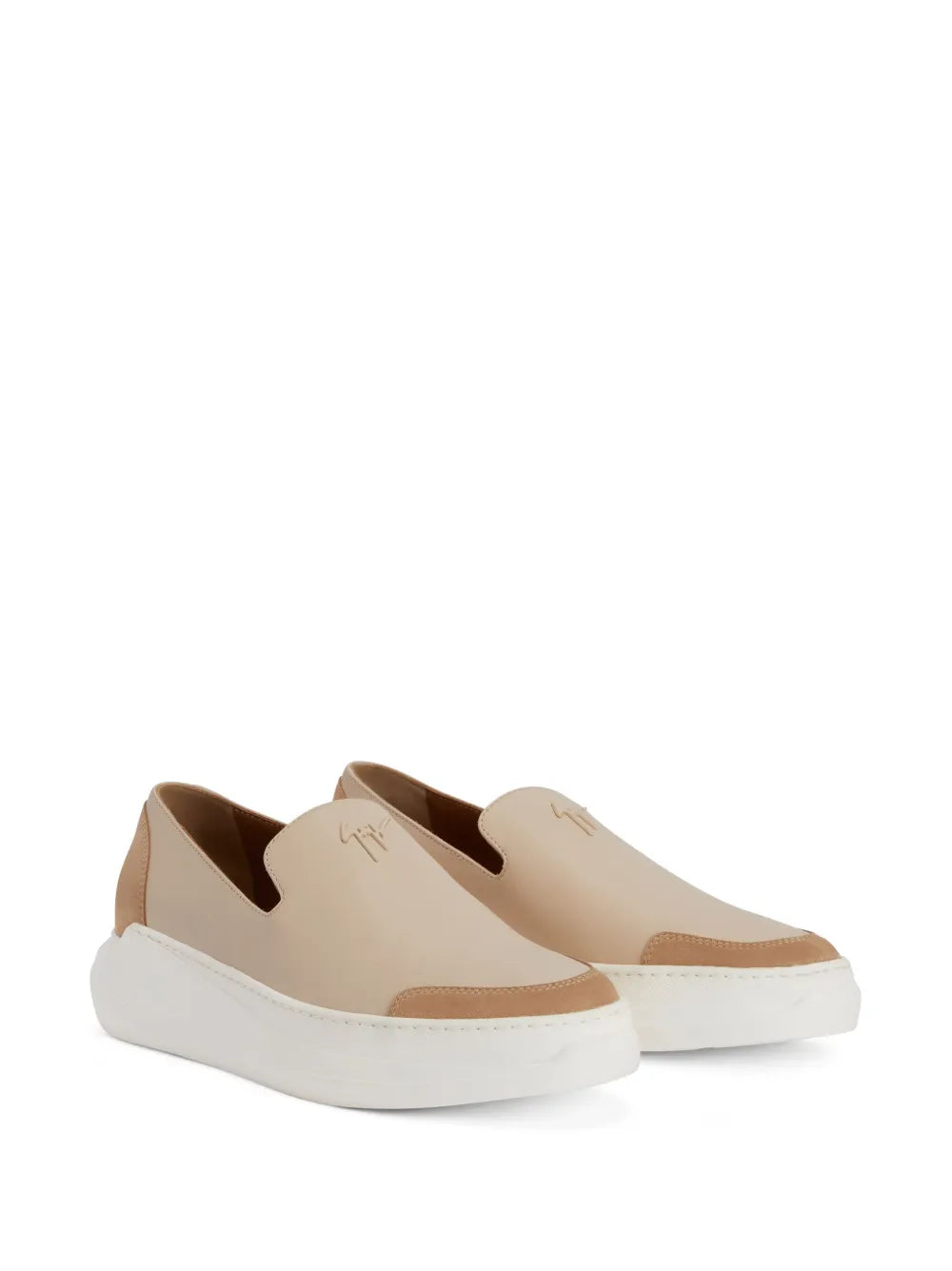 Giuseppe Zanotti Conley logo-lettering loafers