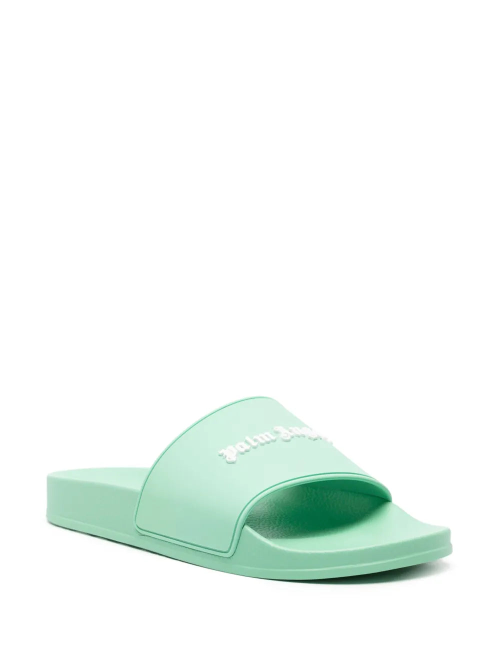 Palm Angels logo-embossed grained slides