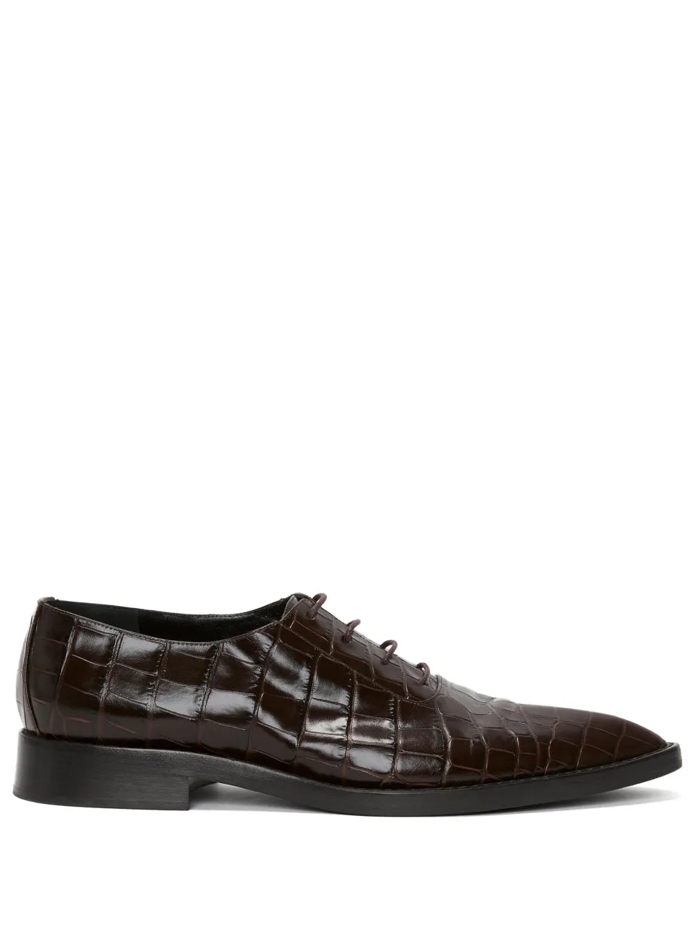Victoria Beckham crocodile-effect leather brogues