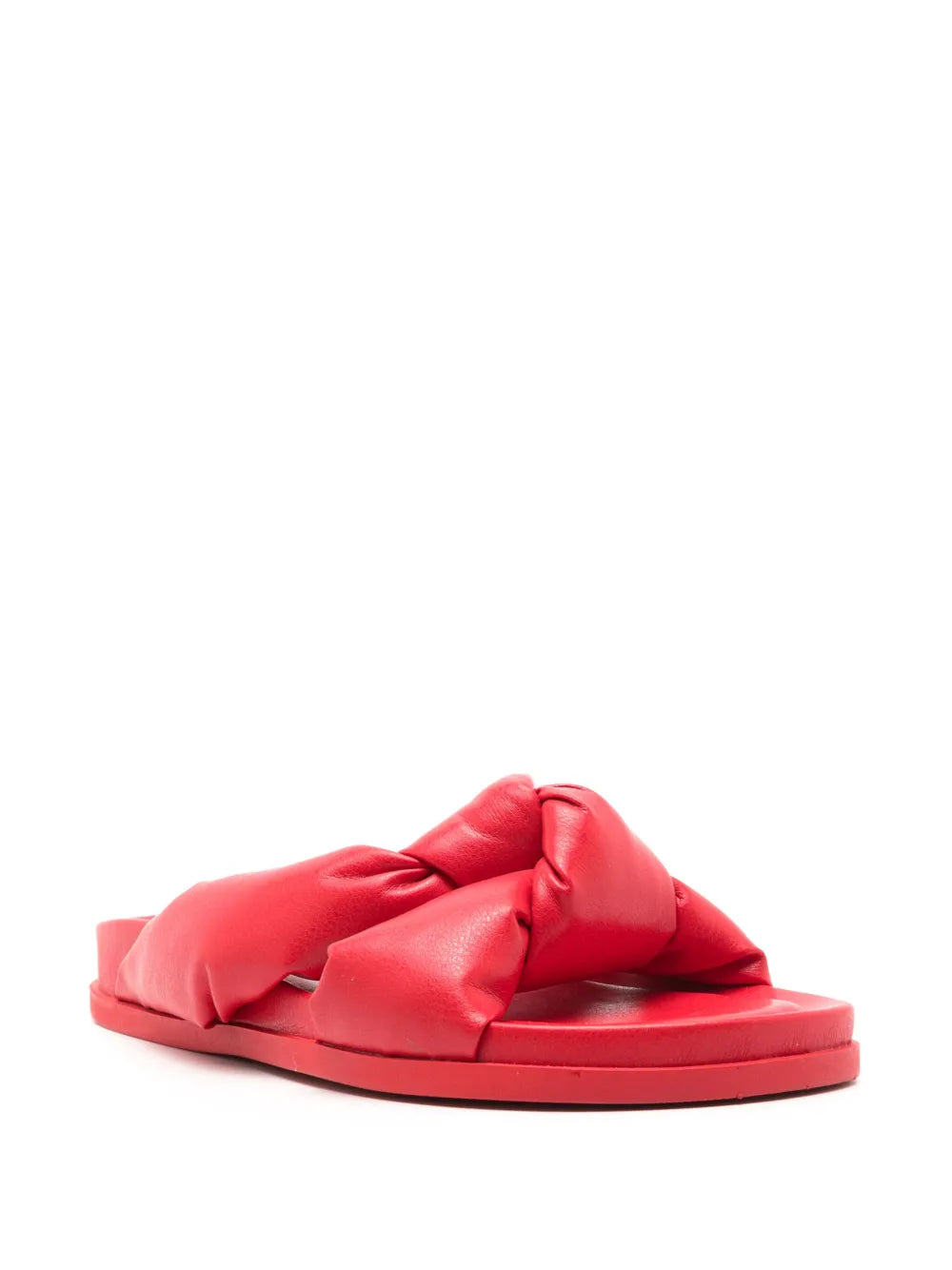 Blue Bird Shoes knotted leather slides
