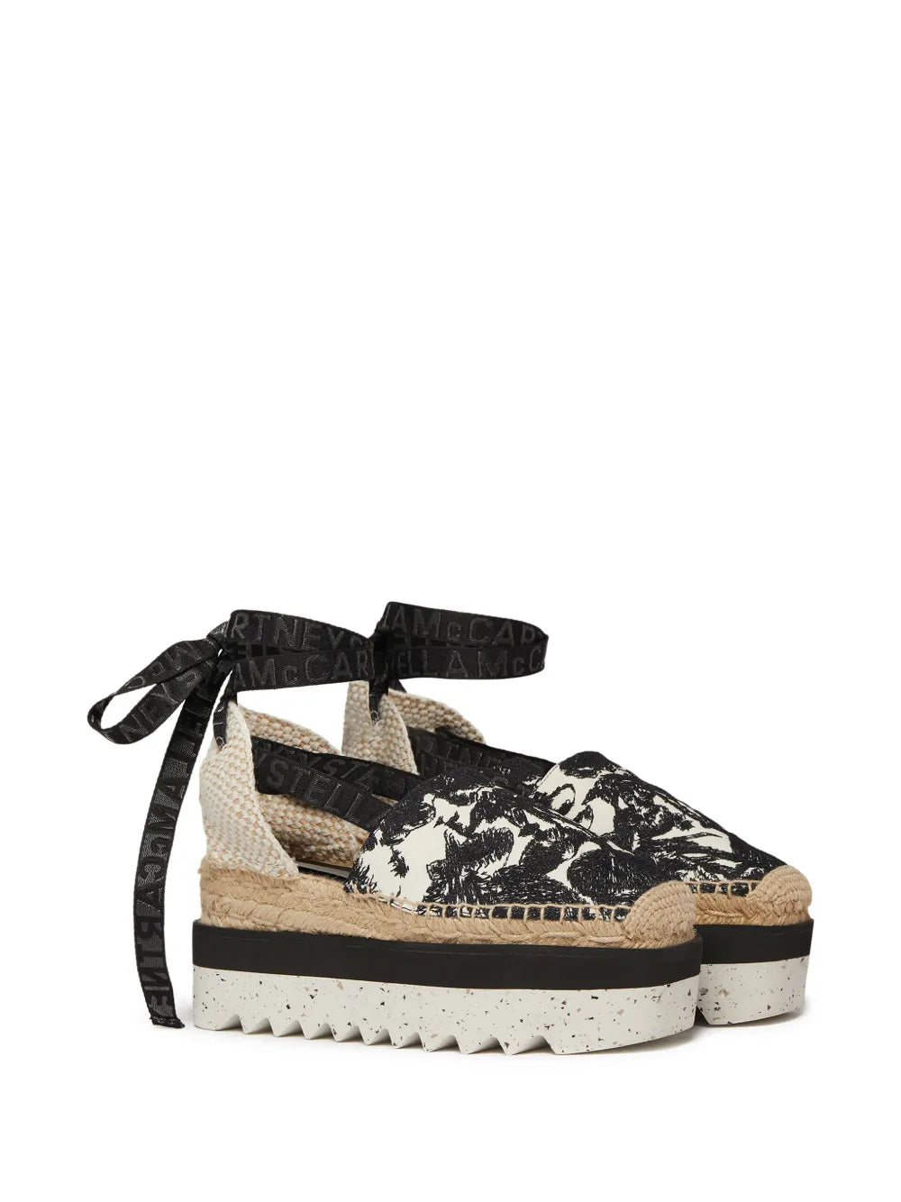 Stella McCartney Gaia Moth platform espadrilles