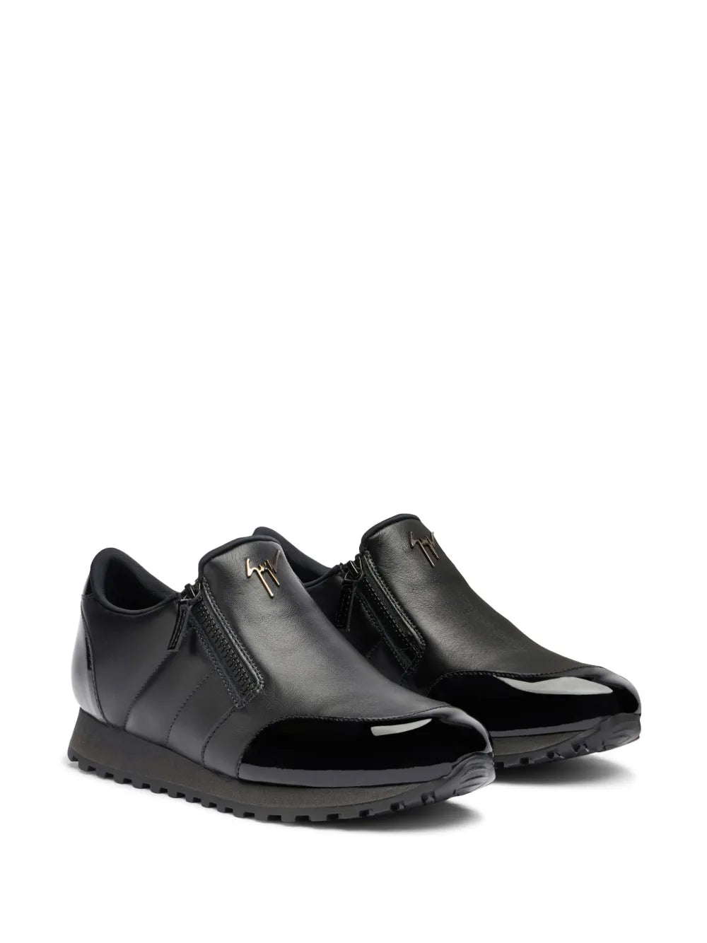 Giuseppe Zanotti Idle Run quilted leather zip-up loafers