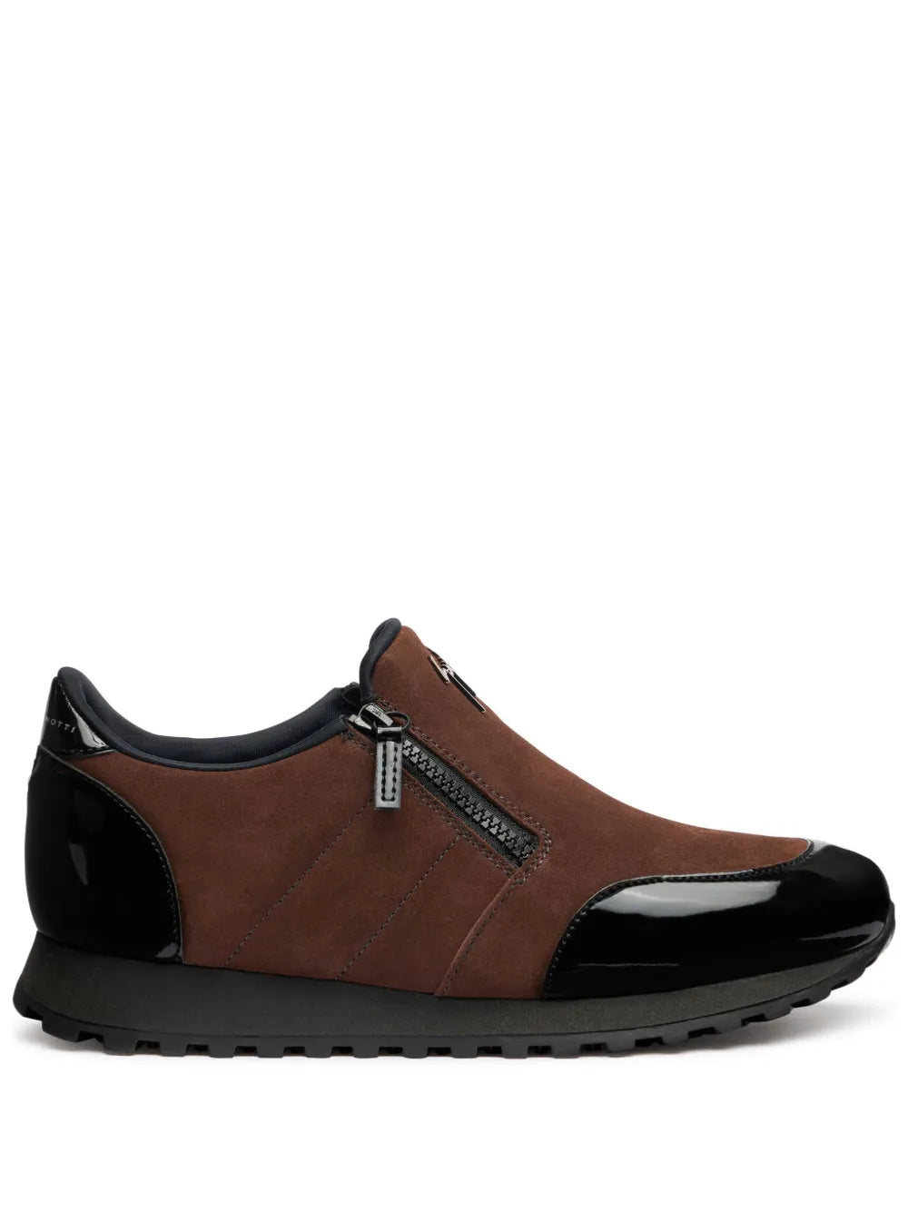 Giuseppe Zanotti Idle Run suede zip-up loafers