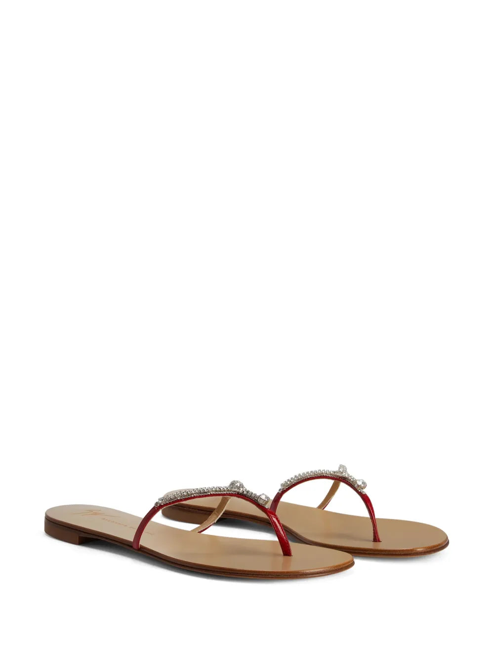 Giuseppe Zanotti Gentille leather flip-flops