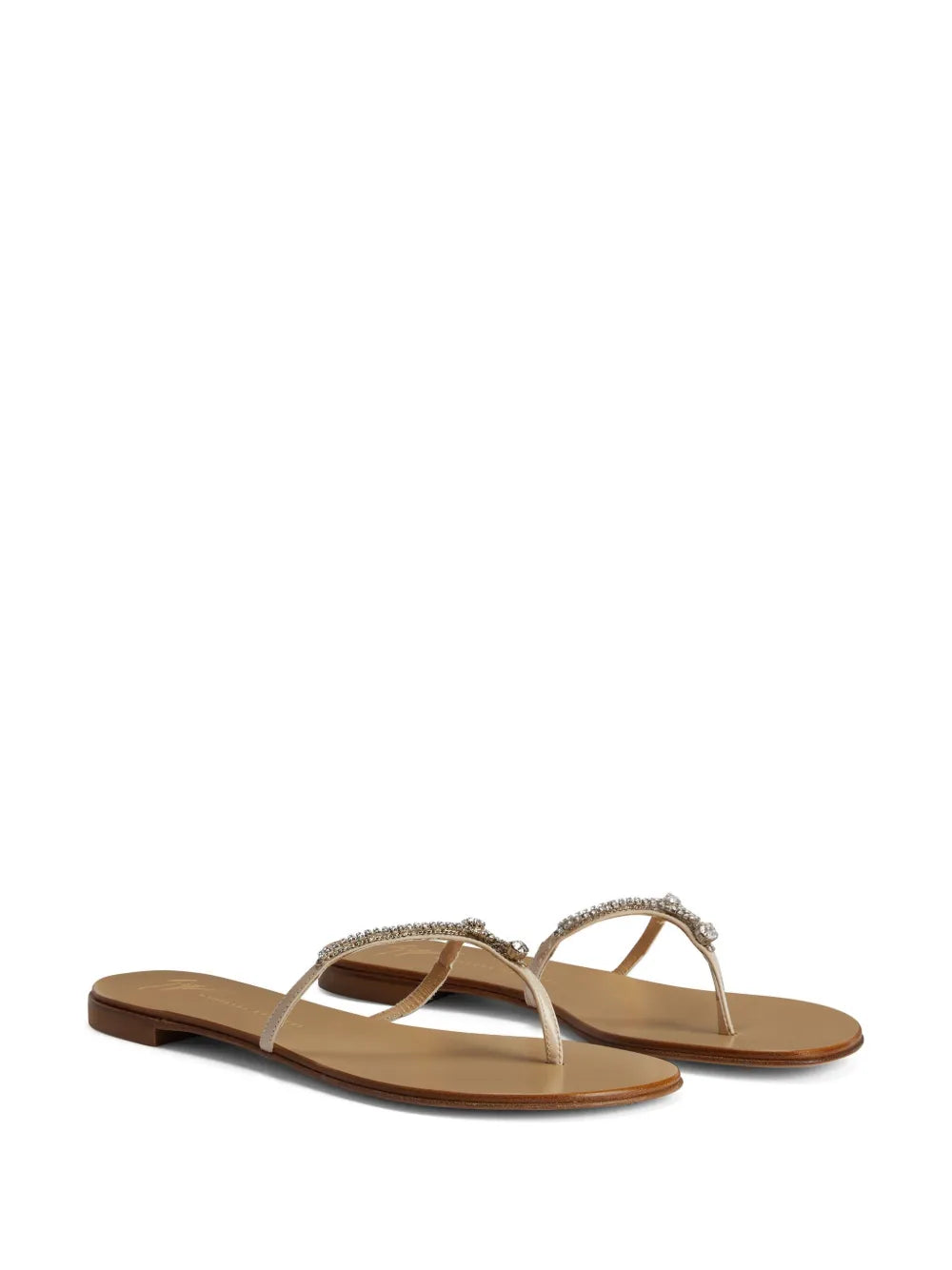 Giuseppe Zanotti Gentille leather flip-flops