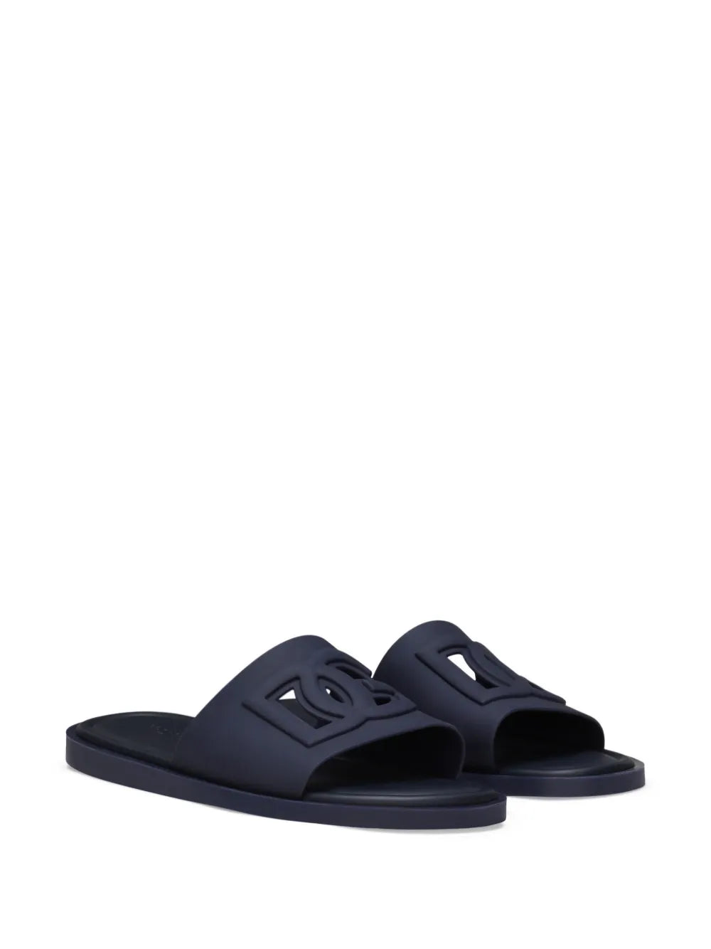 Dolce & Gabbana logo-embossed cut-out slides