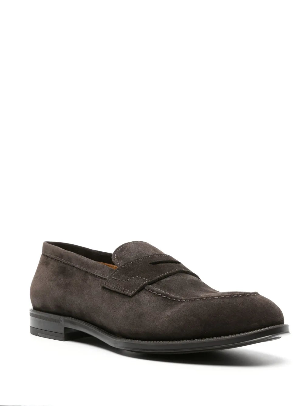 Henderson Baracco suede penny-slot loafers