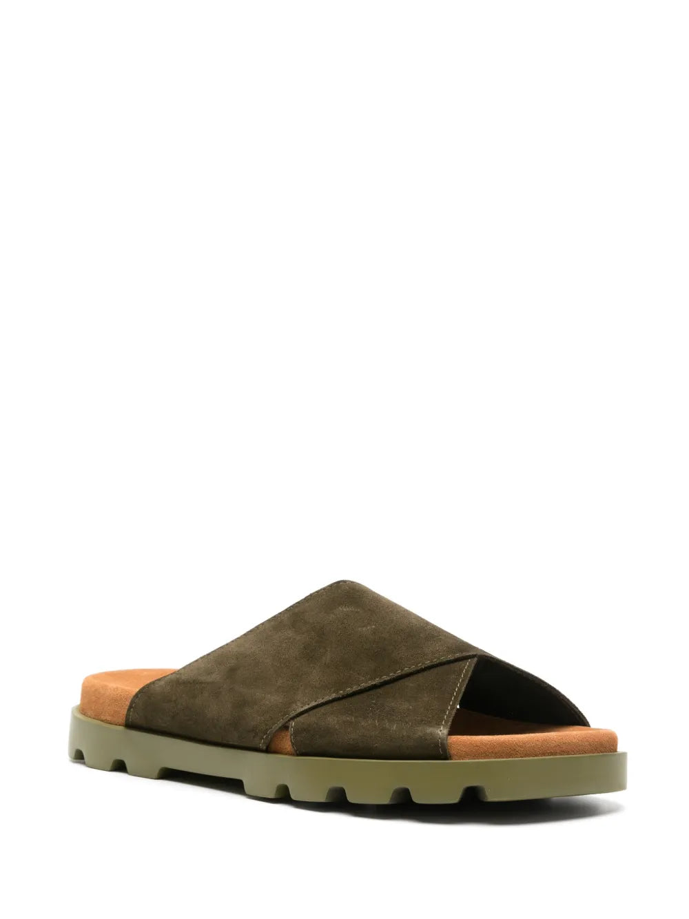 Camper Brutus leather slides