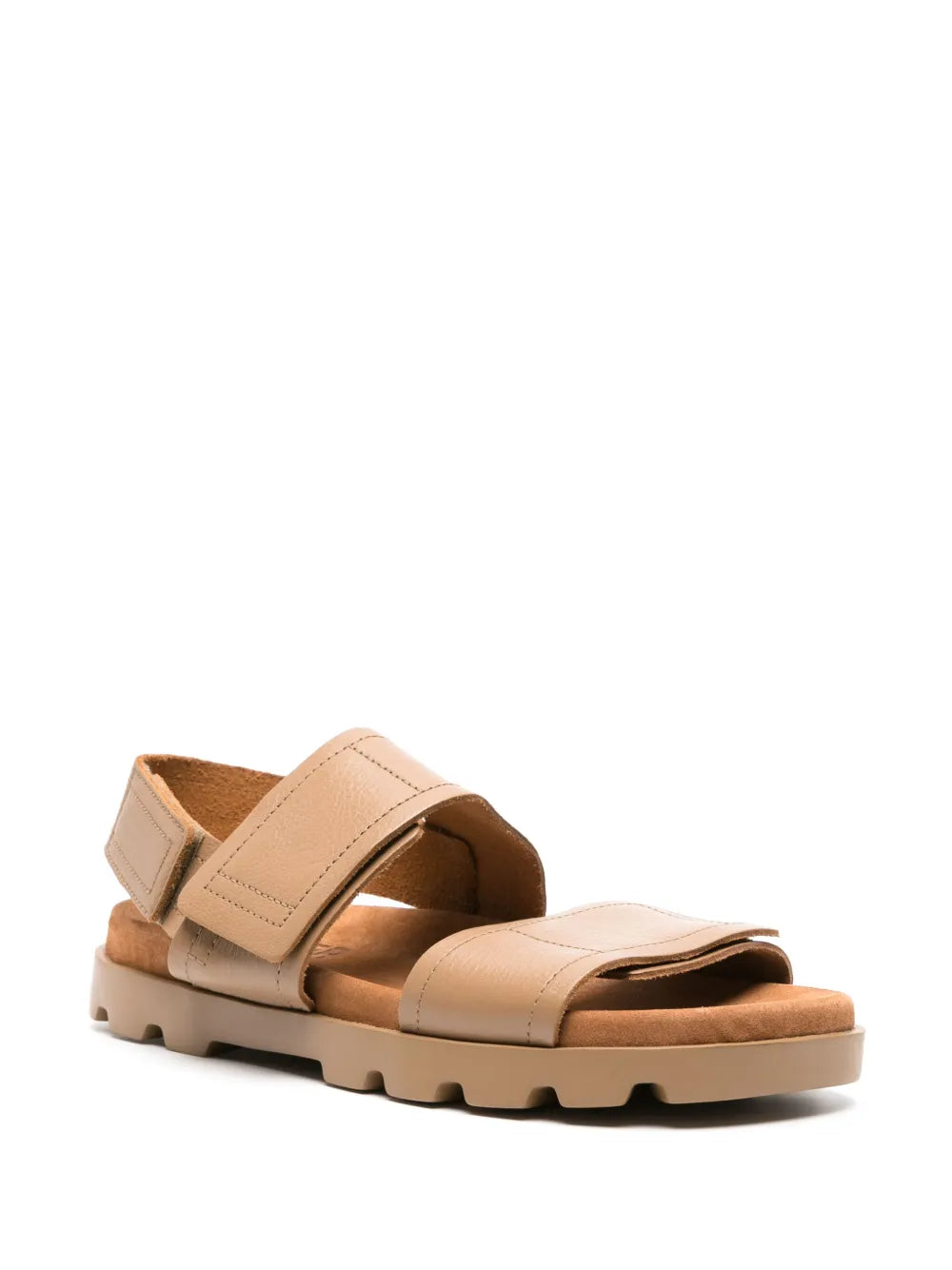 Camper Brutus touch-strap leather sandals