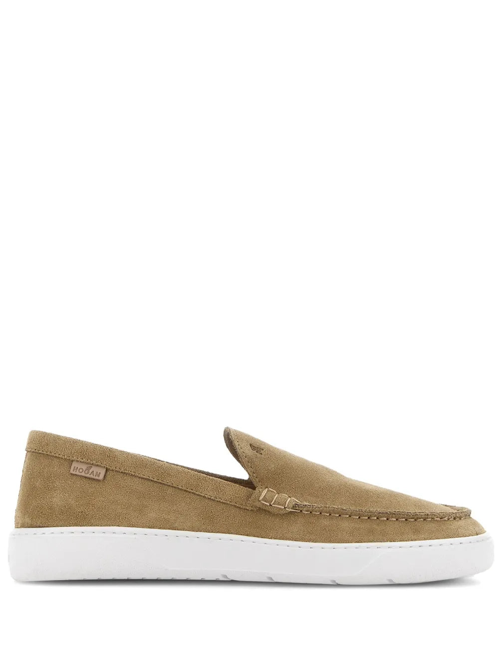 Hogan almond-toe suede loafers