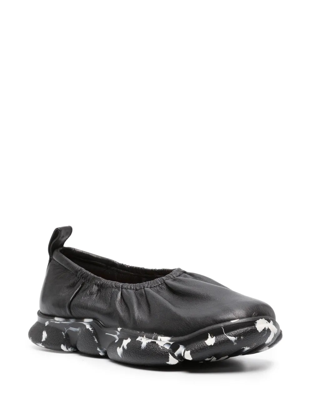 Camper Karst leather ballerina shoes