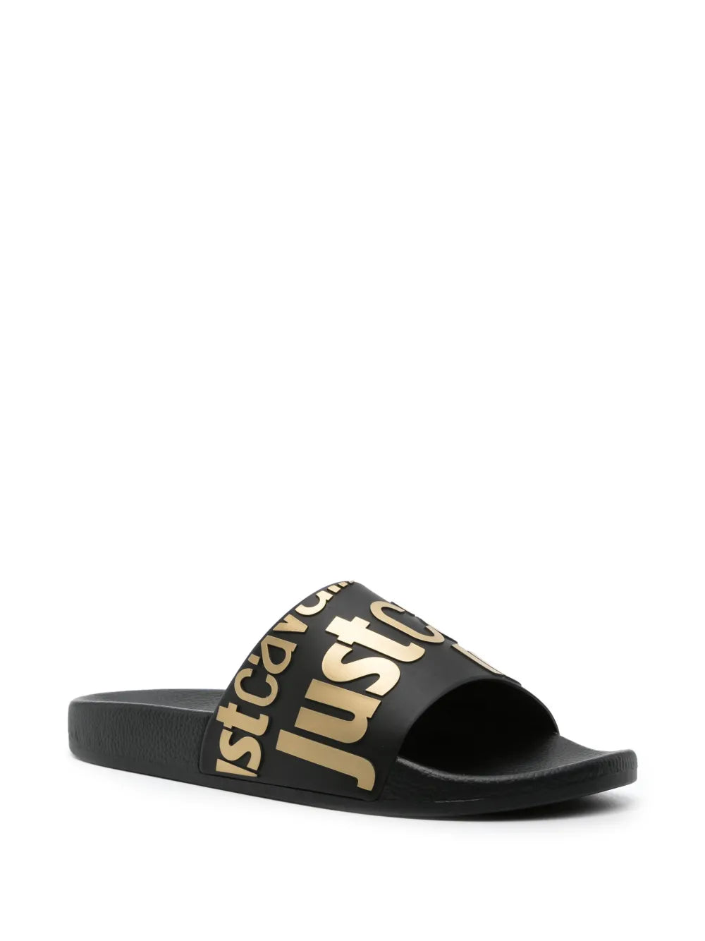 Just Cavalli logo-embossed slides