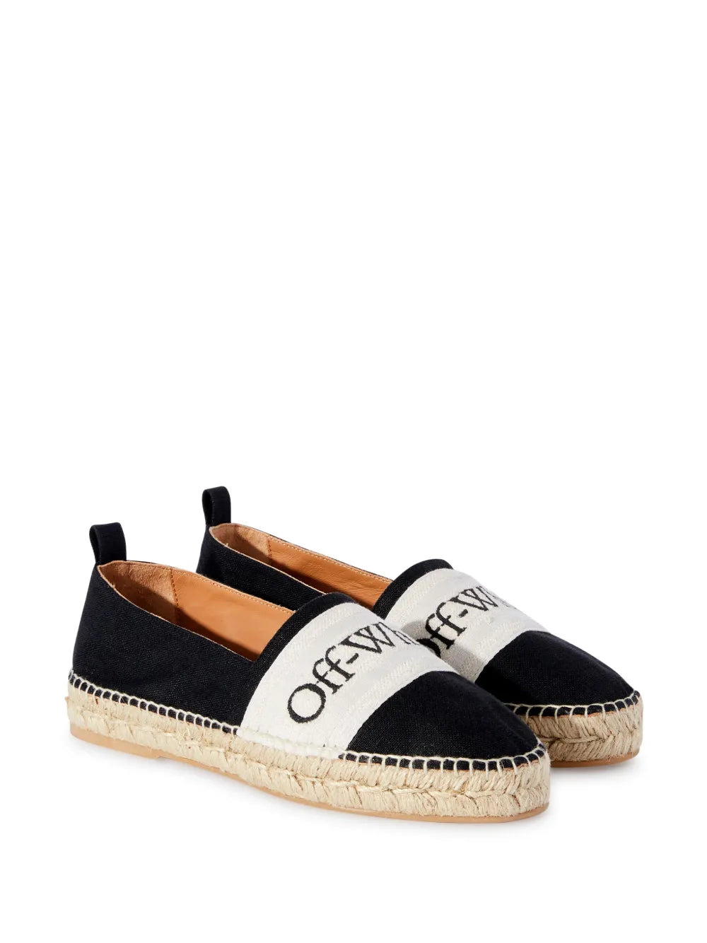Off-White Bookish logo-band espadrilles
