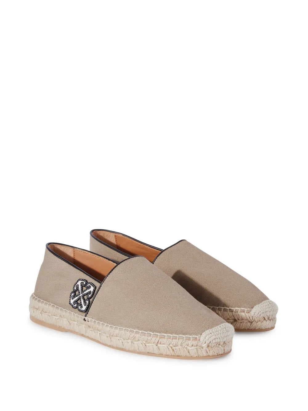 Off-White Anglette Arrow-appliqué espadrilles