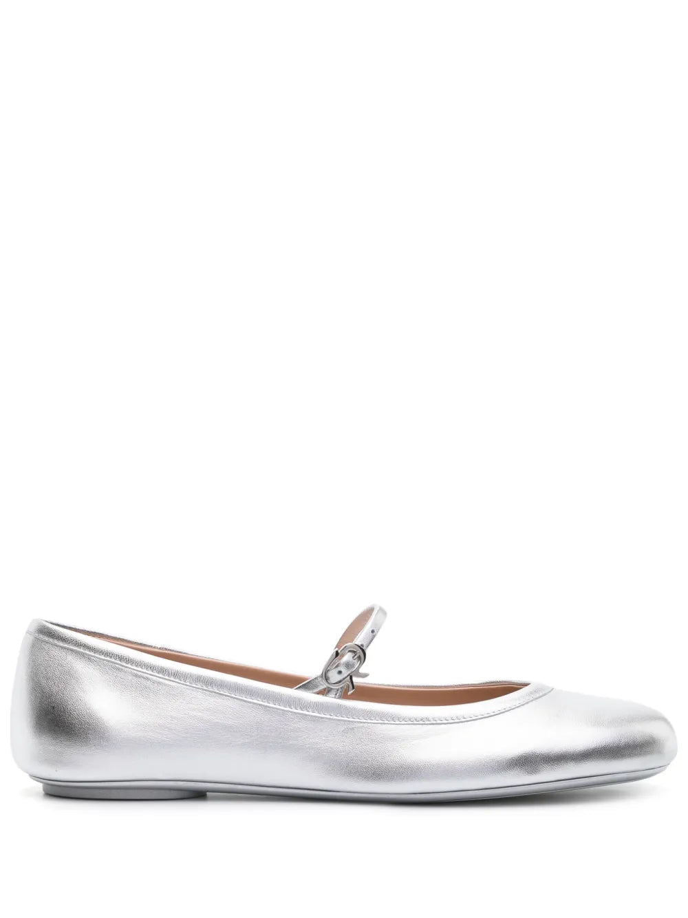 Gianvito Rossi Carla leather ballerina flats