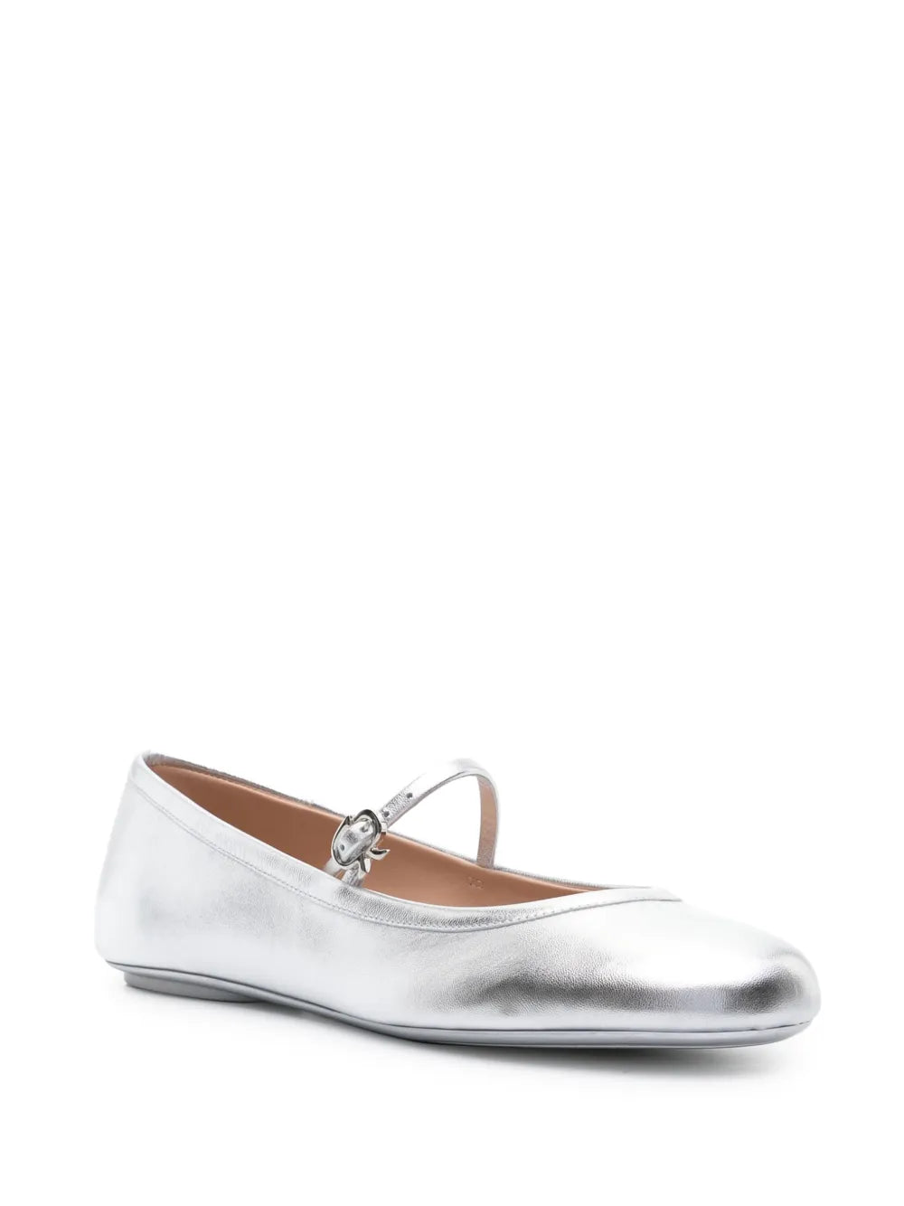 Gianvito Rossi Carla leather ballerina flats