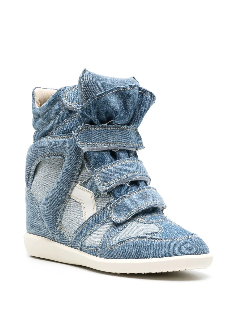 ISABEL MARANT Bekett denim high-top sneakers