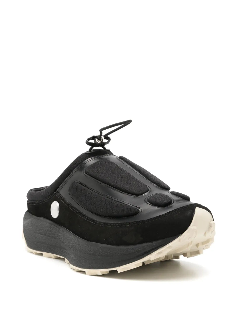 PACE Musmo panelled drawstring mules