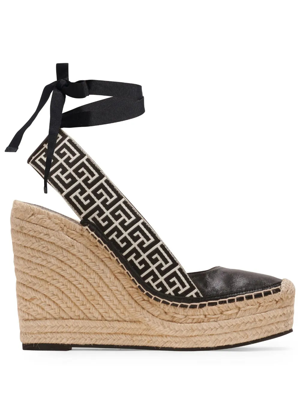Balmain Alex 75mm monogram espadrilles