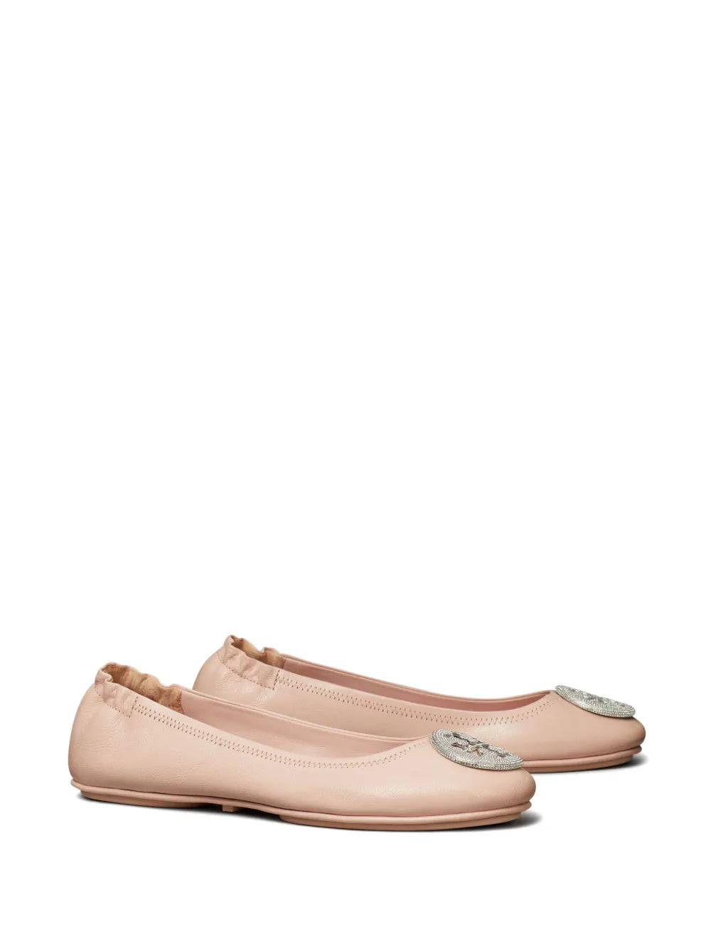 Tory Burch Minnie Travel leather ballerina shoes