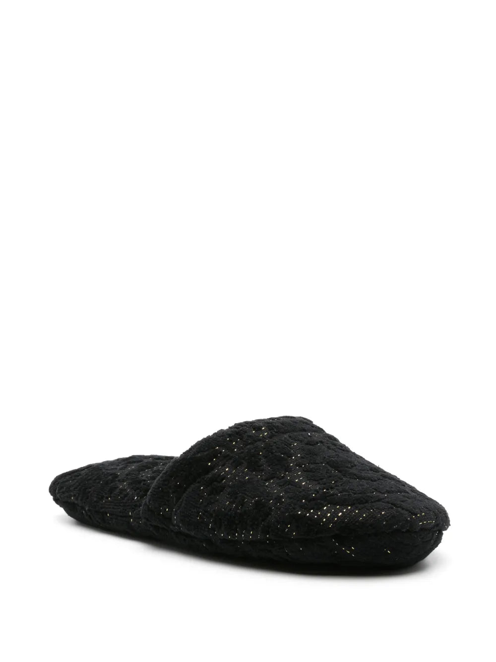 Versace Barocco cotton blend slippers