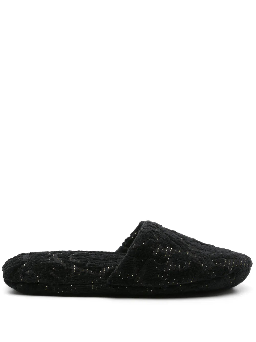 Versace Barocco cotton blend slippers