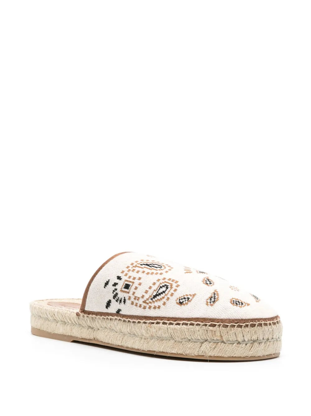 Alanui bandana-jacquard flat espadrilles