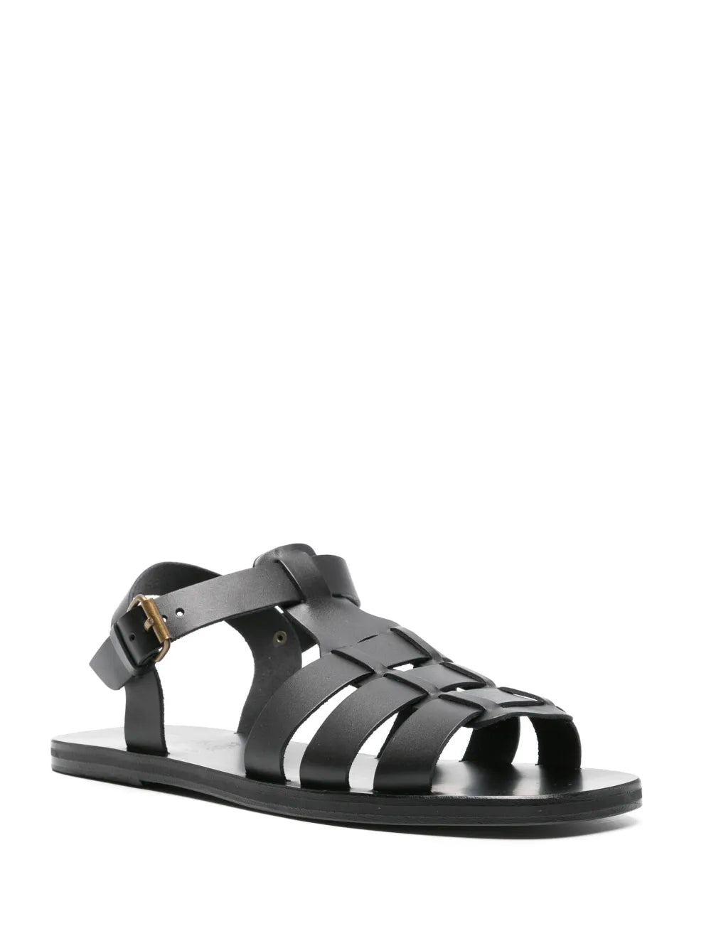 Ancient Greek Sandals Ektoras flat leather sandals