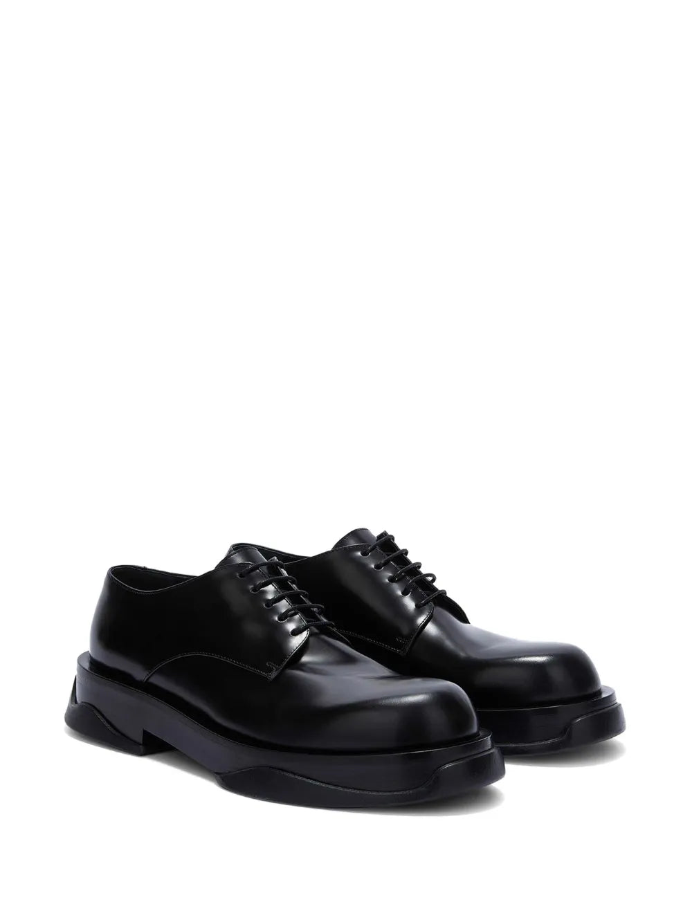 Jil Sander round-toe leather derby shoes