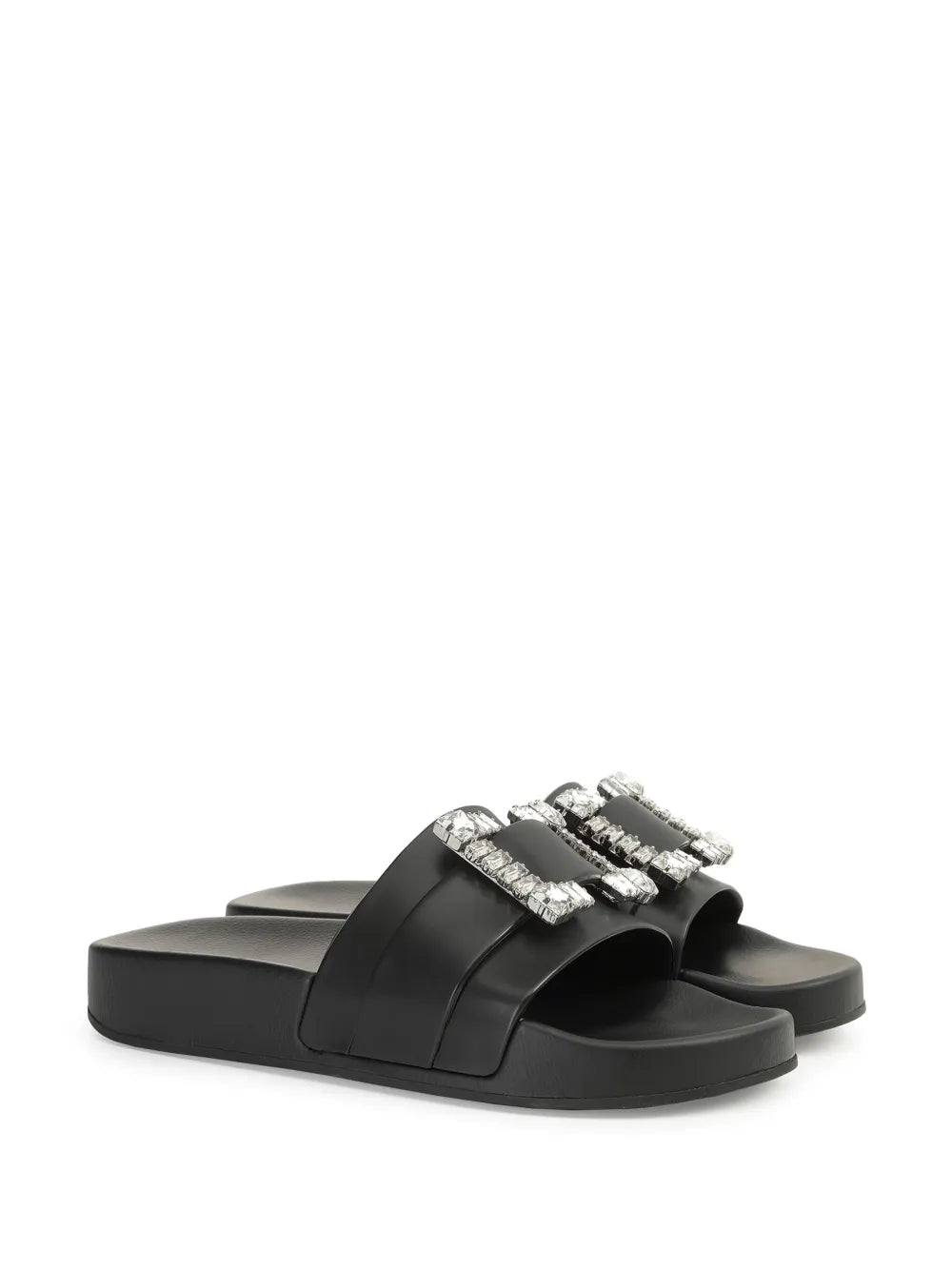 Sergio Rossi sr Jelly crystal-embellished slides
