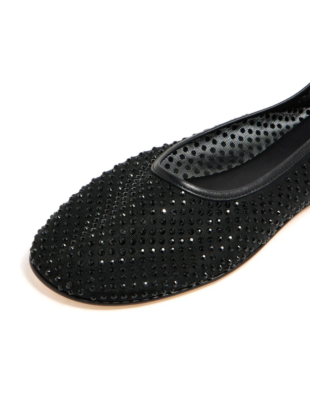 Dear Frances Balla crystal ballerina shoes