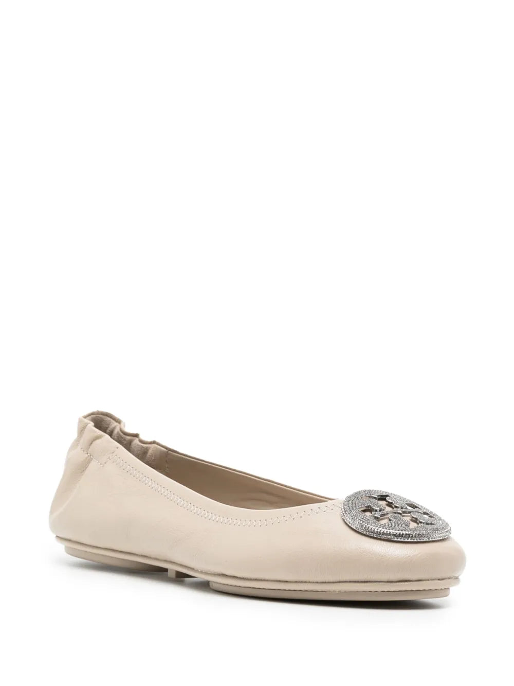 Tory Burch Minnie leather ballerina shoes