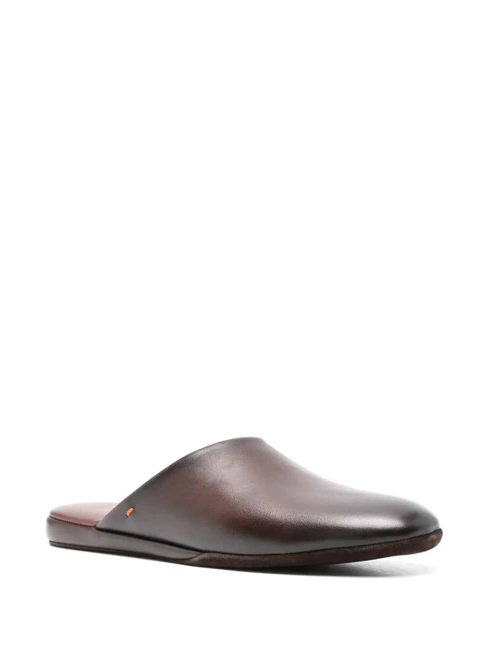 Santoni Beachy leather slippers